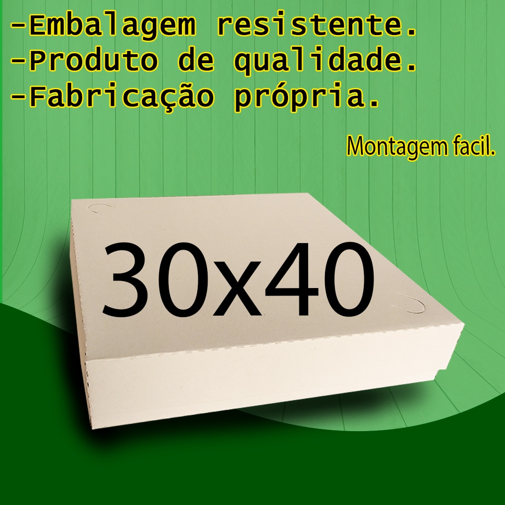 5 Caixas para Salgados, Doces e Esfihas 30x40x6,5 (5 Unidades) em Oferta na Shopee