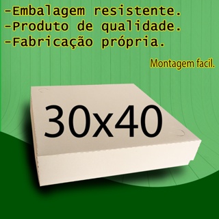 5 Caixas para Salgados, Doces e Esfihas 30x40x6,5 (5 Unidades) em Oferta na Shopee