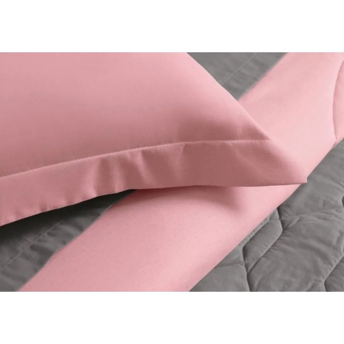 PAR DE FRONHAS COM ABA DOS 4 LADOS PERCAL 180 FIOS VARIAS CORES. em Oferta na Shopee