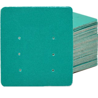 100 Cartela Tag Para Brincos 6 Furos 3 Pares de Brincos - 3,9 x 4,4 cm - C61