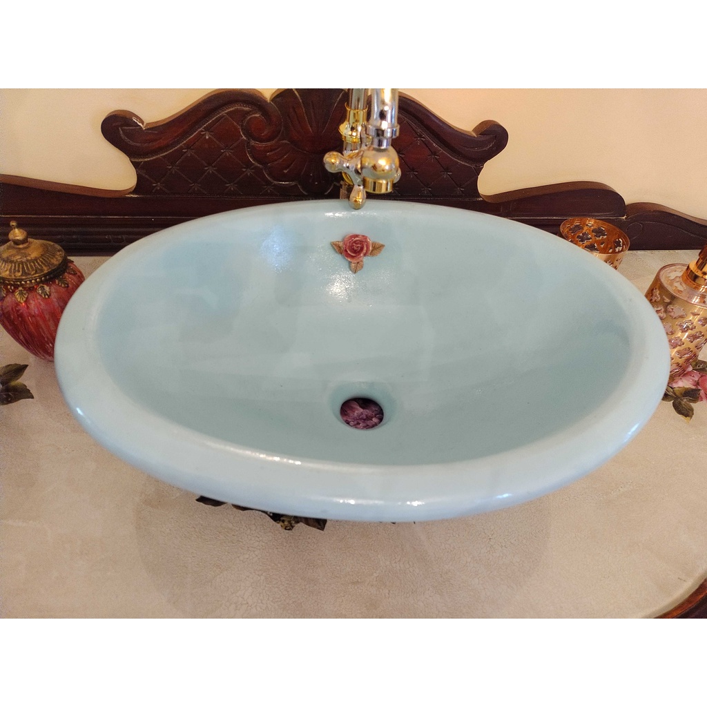 glacier bay oval drop in bathroom sink in white