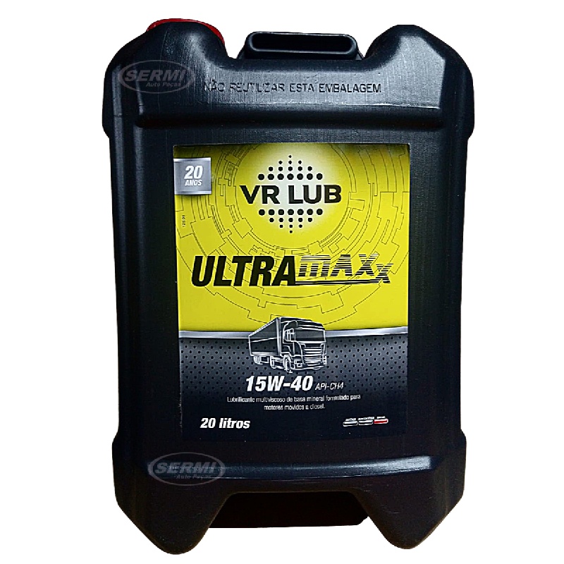 Óleo Motor Diesel 15W40 VRLUB ULTRA MAXX CH4 Balde 20Lts em Oferta na Shopee