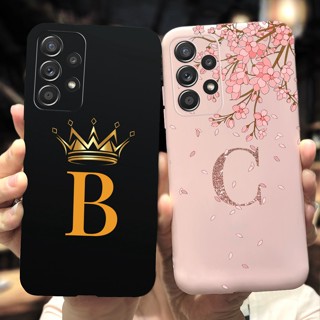Capa De Letras Fofo Para Samsung Galaxy A23 2022 Traseira De Silicone Macio A23 SM-A235F A236B A 23 5G