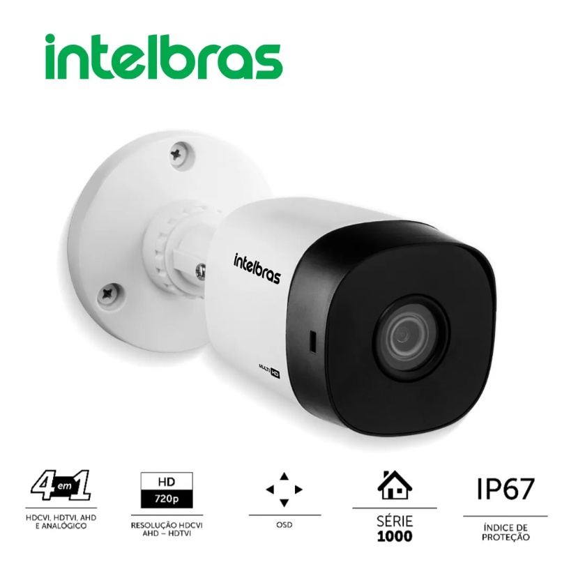 Câmera Bullet Multi Hd Ir 15m Vhd 1015 B G7 - Intelbras