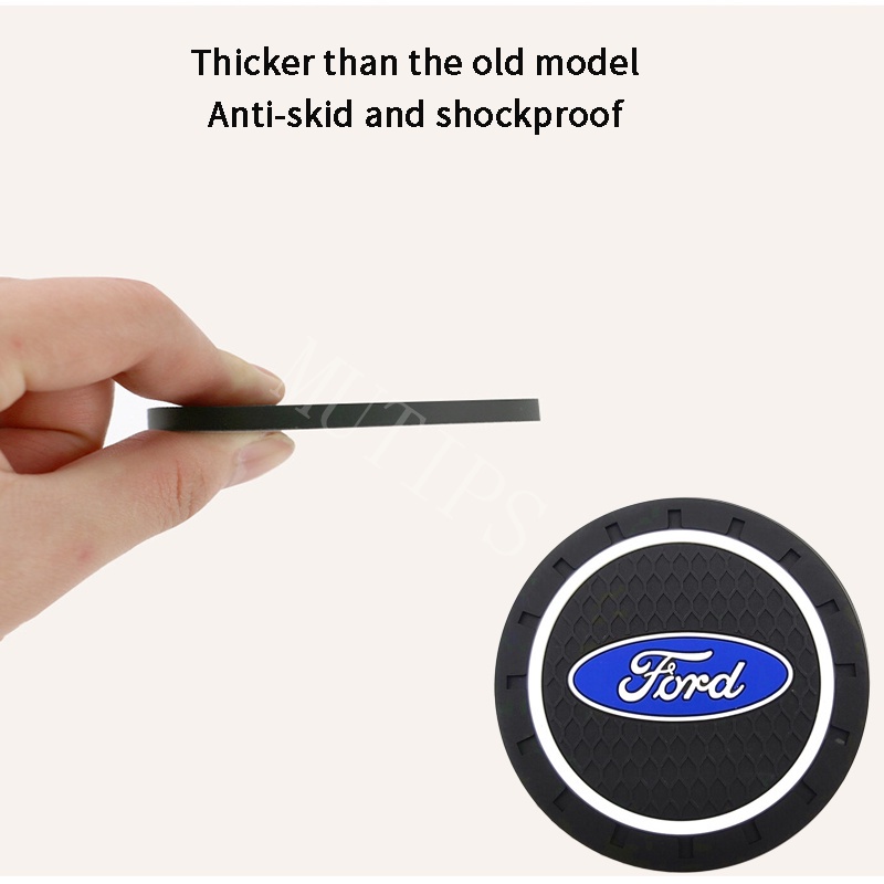 Ford Porta Garrafas De Borracha Macia Antiderrapante Para Ka Focus mk2 Ranger Novo Fiesta Fusion Ecosport Edge — imagem 2 de 2