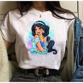 Camiseta Cinderela Ariel Sininho Jasmine Moana Baby Look