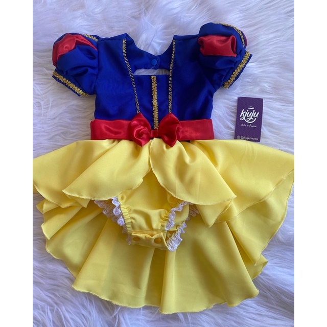 branca de neve/romper branca de neve/2 em 1 branca de neve