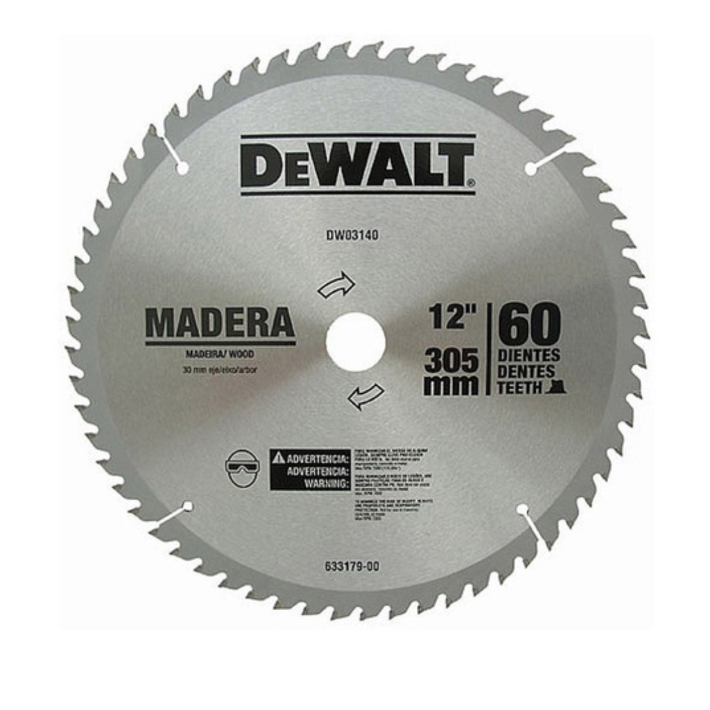 SERRA CIRCULAR P/ MADEIRA 12" C/ 60 DENTES DW03140 DEWALT em Oferta na Shopee