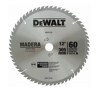 SERRA CIRCULAR P/ MADEIRA 12" C/ 60 DENTES DW03140 DEWALT