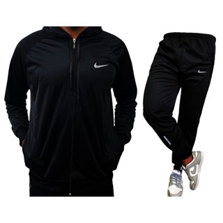 Conjunto Jaqueta + Calça jogger Corta Vento Masculina Semi Forrada !