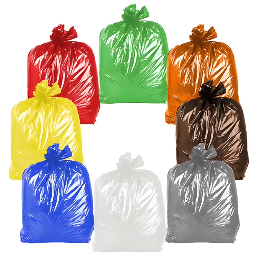 Saco de lixo 20L Coloridos com 100UNIDADES de TODAS AS CORES