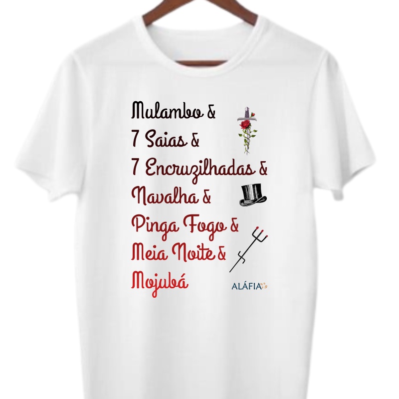 Camisa - Linha Umbanda - Linha Pomba Gira e Exu