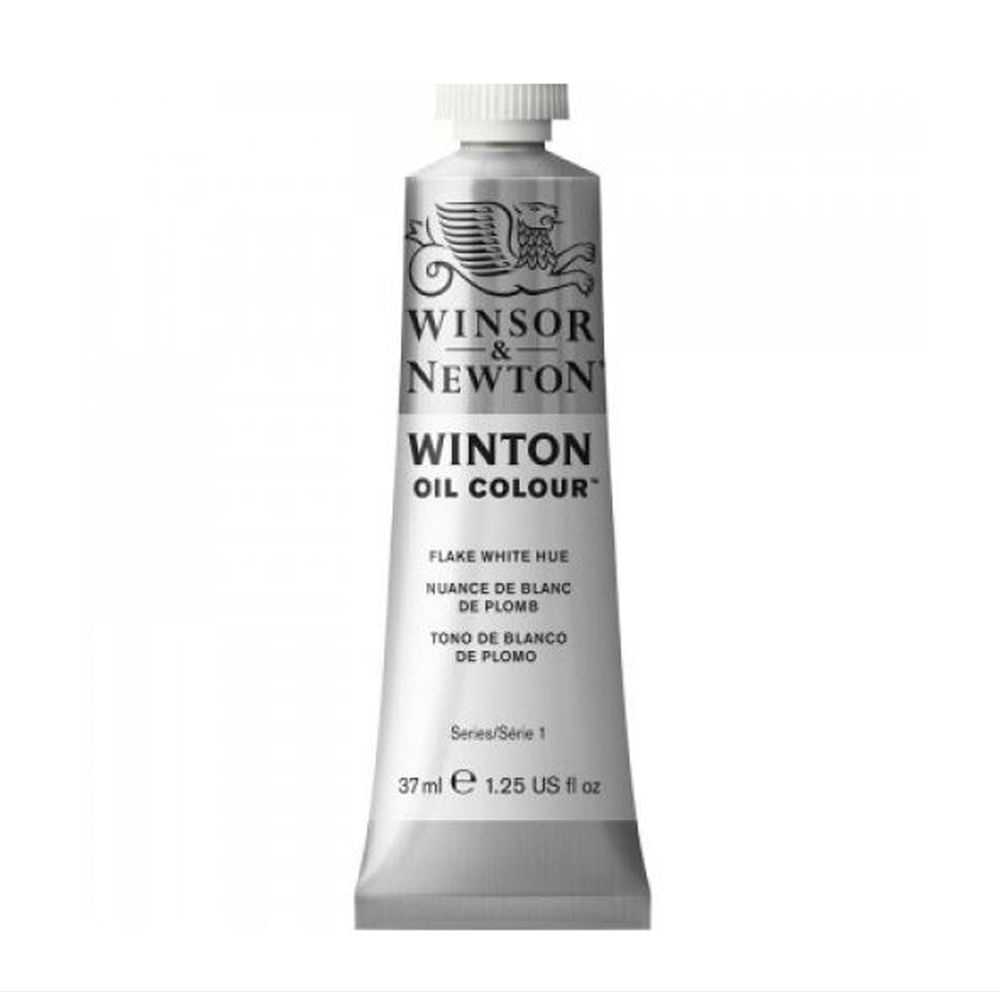 Tinta óleo Winton Winsor & Newton 37ml 242 Flake White Hue