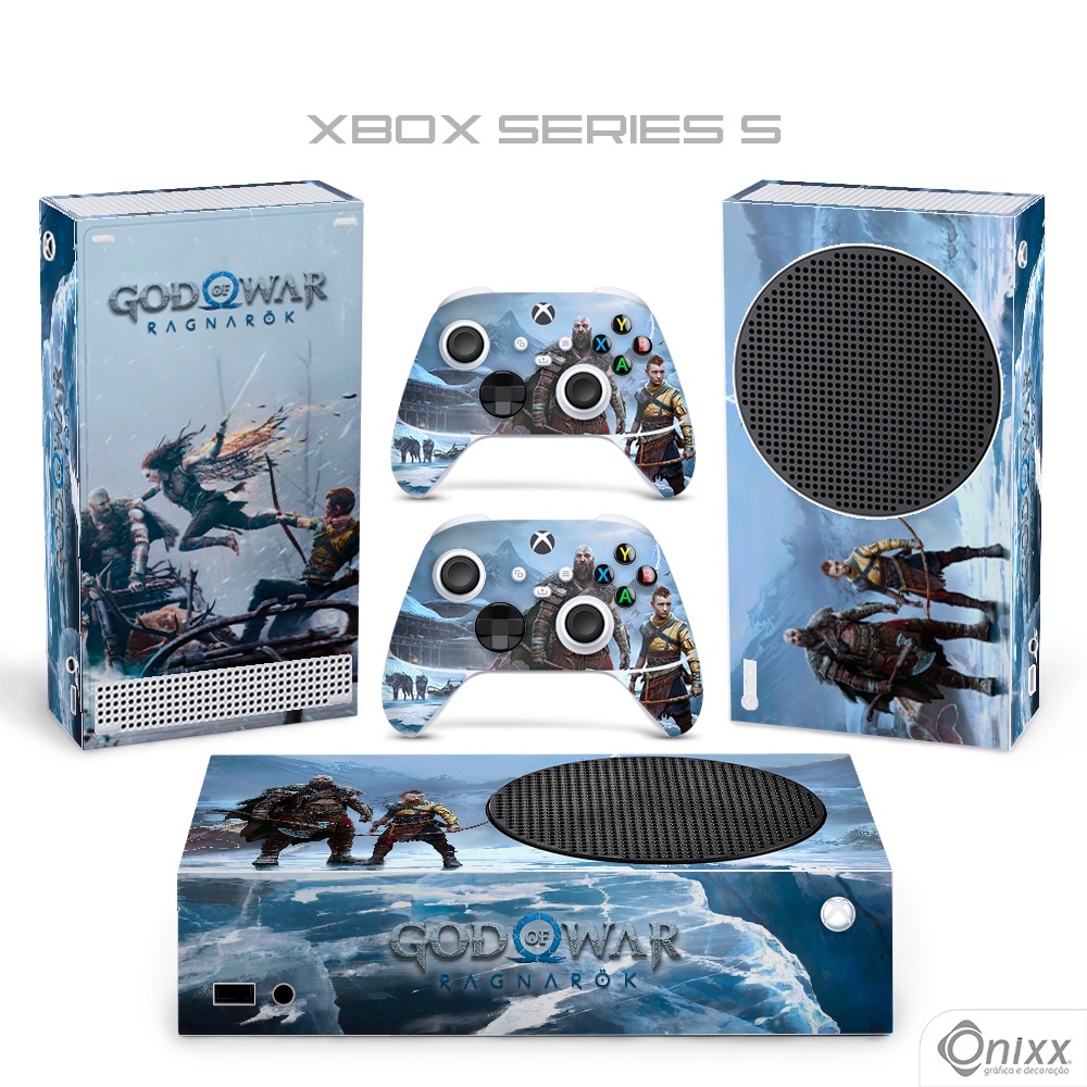 Skin XBOX Series S Adesiva God Of War Ragnarok II