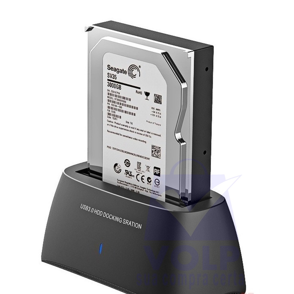 Case Hd Externo Dock Station Notebook Sata E Ide 2,5 E 3,5 BM752