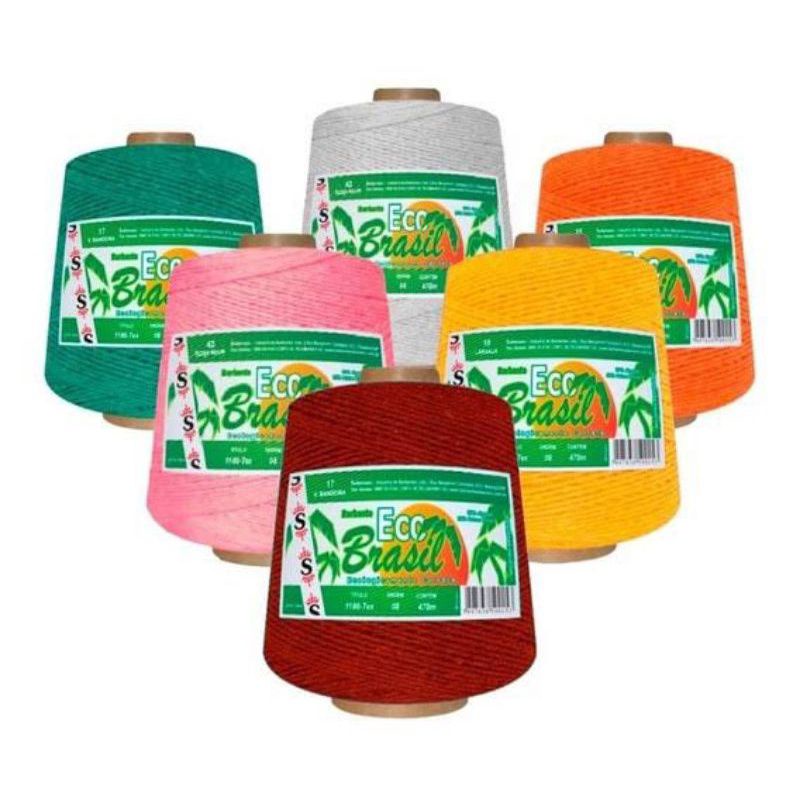 Barbante Eco Brasil Fio 6 - 1Kg Cores em Oferta na Shopee