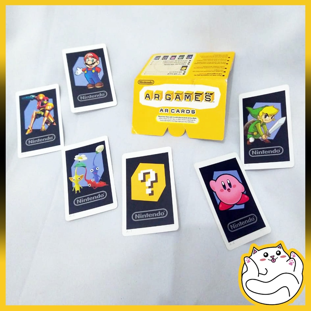 AR CARDS Nintendo DS 3DS Completo Originais - AR Games Link Zelda Mario  Kirby Metroid | Shopee Brasil