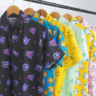 Camisa camiseta social Pokemon
