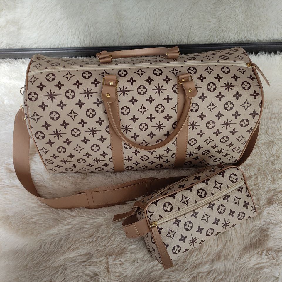 Kit Bolsa Mochila e Nécessaire Louis V LV Estojo Preto PROMOÇÃO