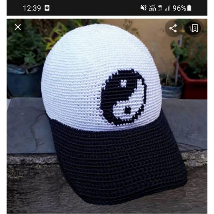 boné de crochê personalizado, Tony country. envio imediato