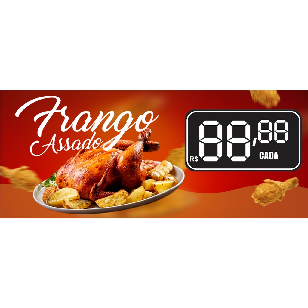 Faixa Frango Assado - 1,20x50
