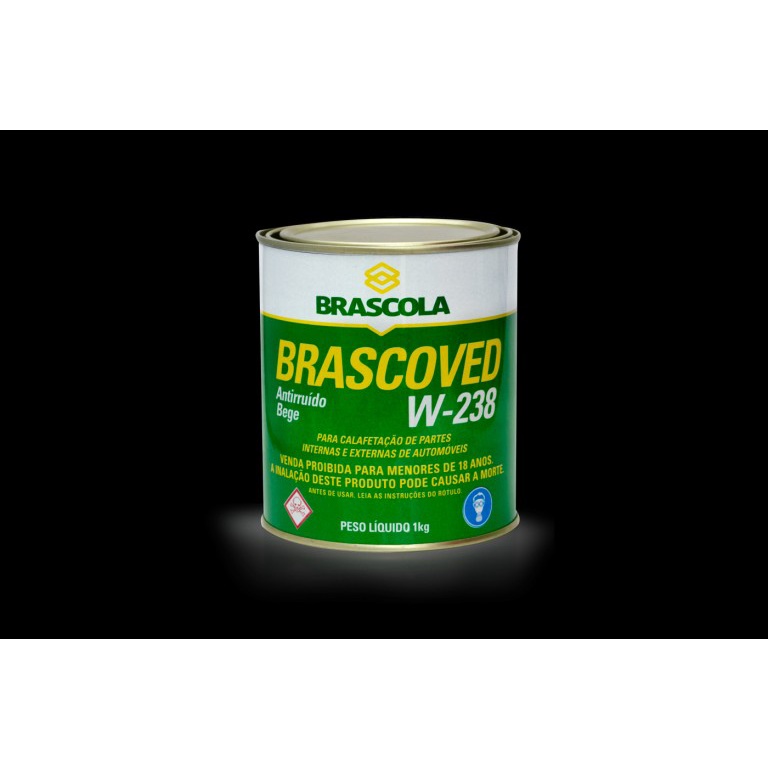 Antirruído Brascoved Bege W-238 1kg - Brascola em Oferta na Shopee