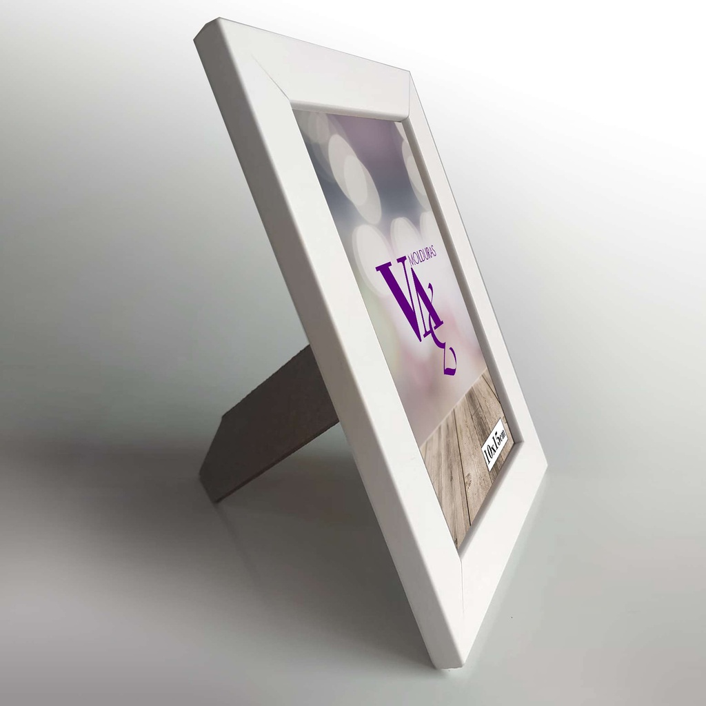 Quadro Porta retrato 15x10 Branco com Vidro em Oferta na Shopee