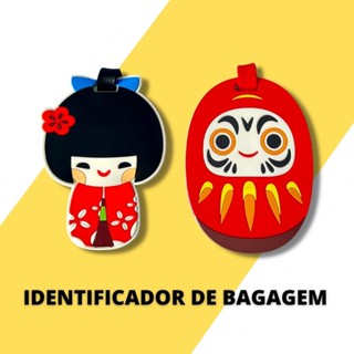 Luggage Tag - Identificador de Bagagem em Silicone para bolsas, malas, mochilas - 1Un