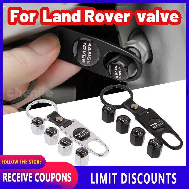 Alta Qualidade Para Land Rover 4 Unidades Com Chaveiro Tampa Da Válvula Do Pneu Roda/Haste Acessórios Carro Range Sport 