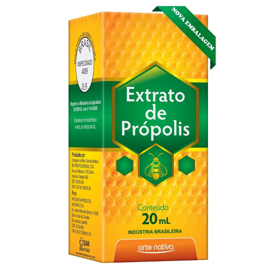 Extrato de Própolis 20ml - Arte Nativa