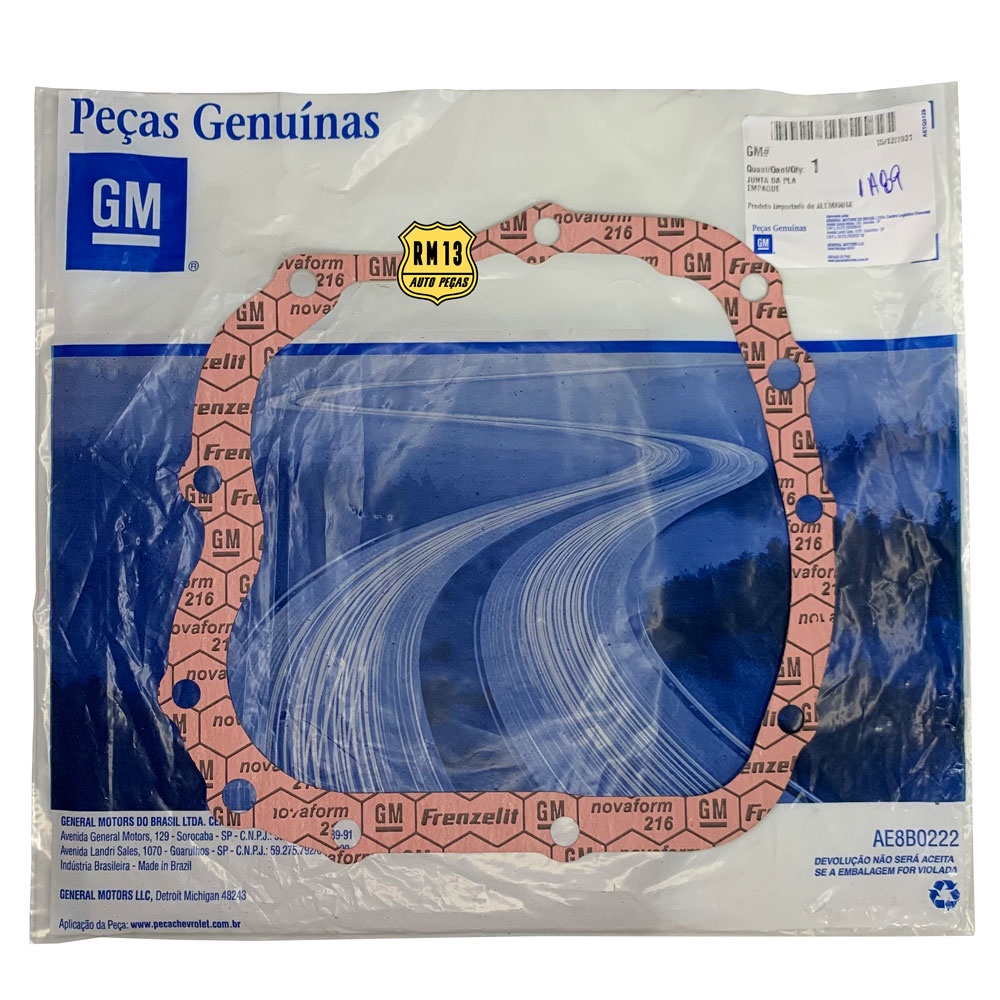 Junta Intermediaria Cambio GM F15 F17 90345457 Genuína