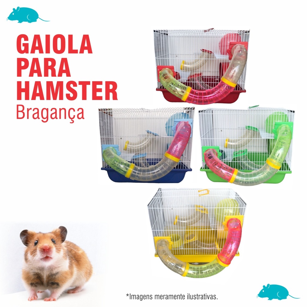 Gaiola para hamster de tubos 3 andares grande promoção