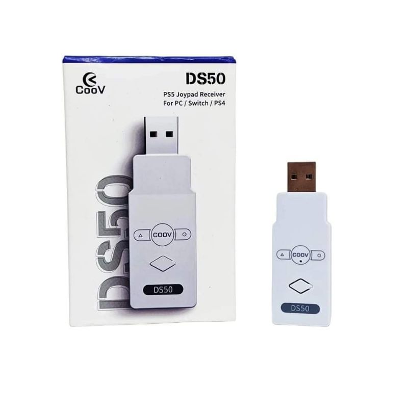 Adaptador Coov Ds50 Controle Xbox One Ps5 Ps4 Ps3 Nintendo Switch Pc