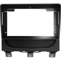 Moldura 9" Fiat Palio Way 2014 à 2018 - Grafite Escuro -