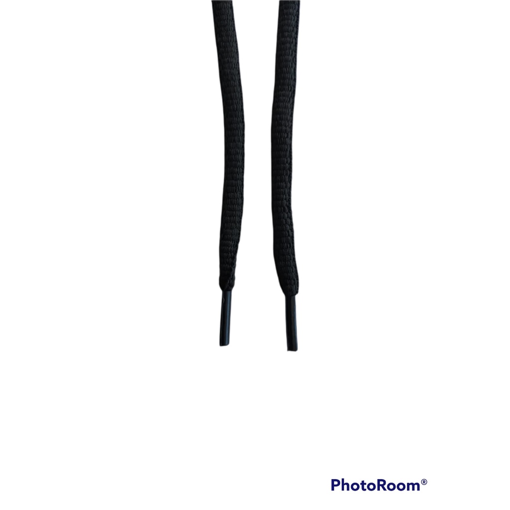 2 Pares Cadarço Tenis Infantil Preto Redondo 70cm