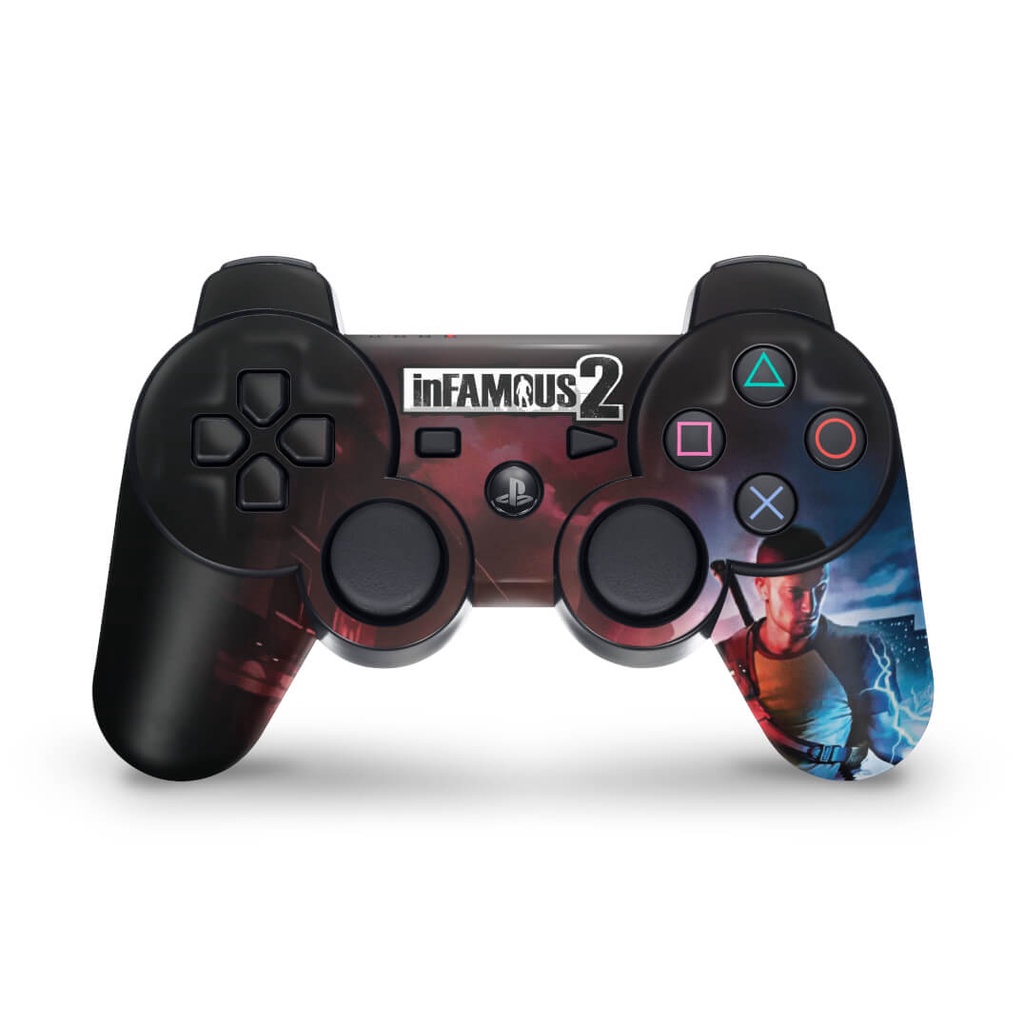 Skin PS3 Controle Adesivo - Infamous 2