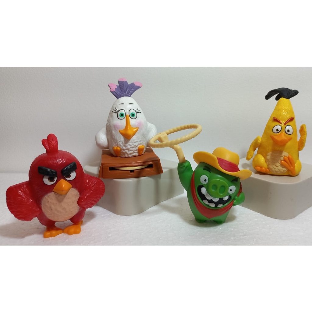 Bonecos dos Personagens do Filme Infantil Angry Birds - Coleção Mc ...