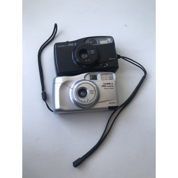 Câmera Analógica Yashica MG-3 e Yashica MG-Motor Saboneteira 35mm