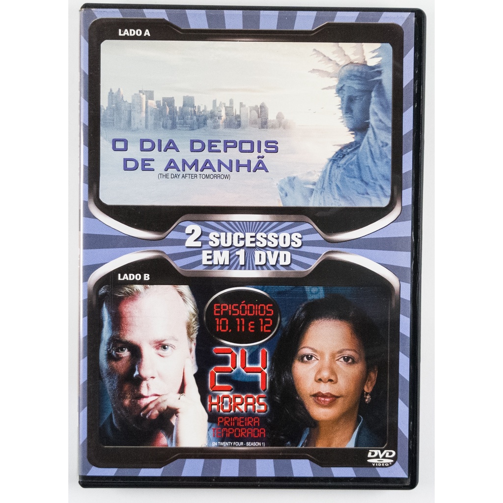 DVD O Dia Depois de Amanhã e 24 Horas 10, 11 e 12