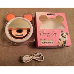 Mini Ring Light Anel Luminoso de Celular p/Selfie Flash
