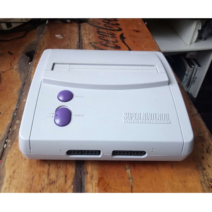 Console Super Nintendo Baby | RGB - AV - NTSC | Shopee Brasil