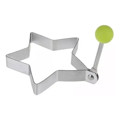 Molde Ovo Frito Estrela Aço Inox Molde Para Fritar Estrela