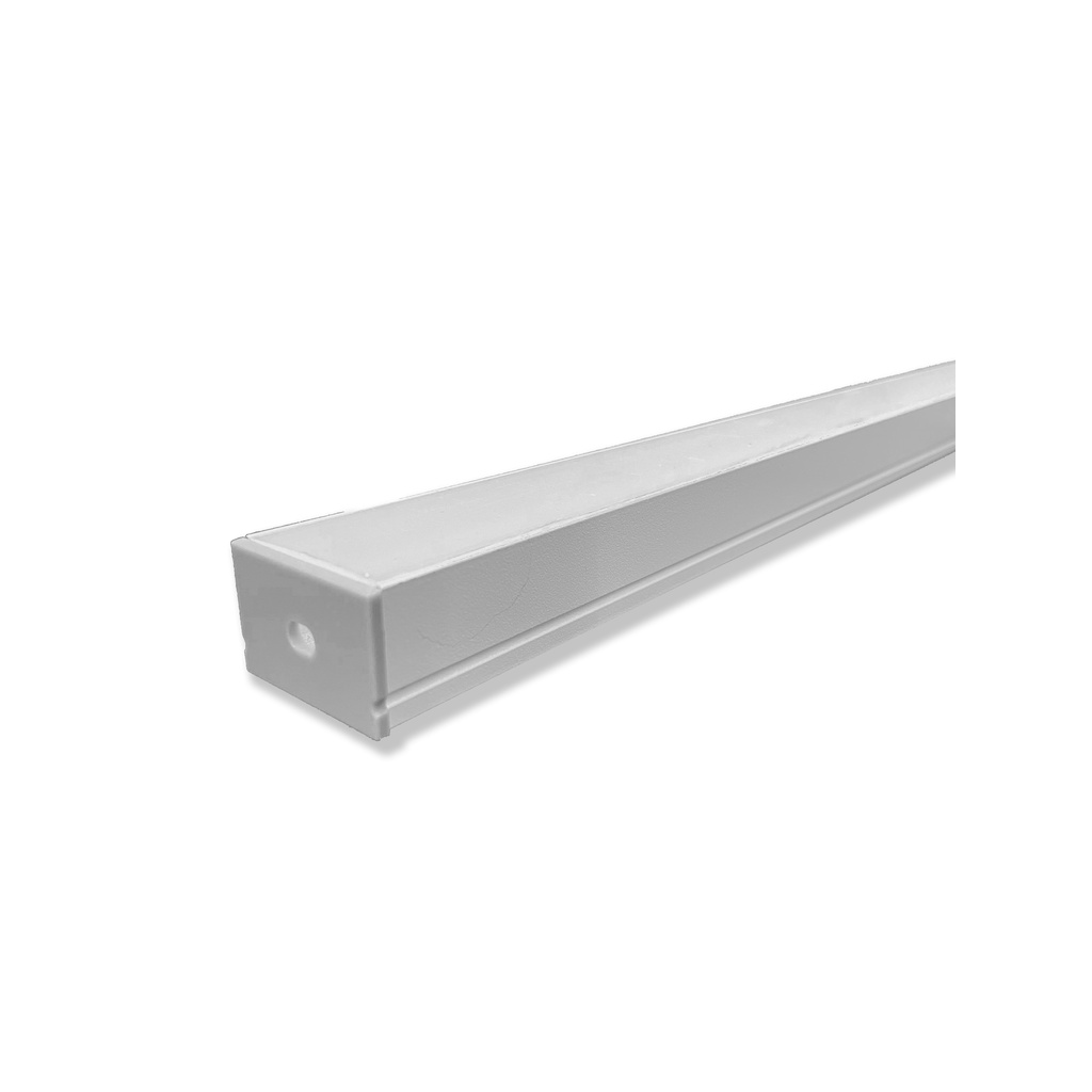 Kit Perfil Sobrepor Slim 30x20 mm Alumínio Para Fita De Led 1 metro