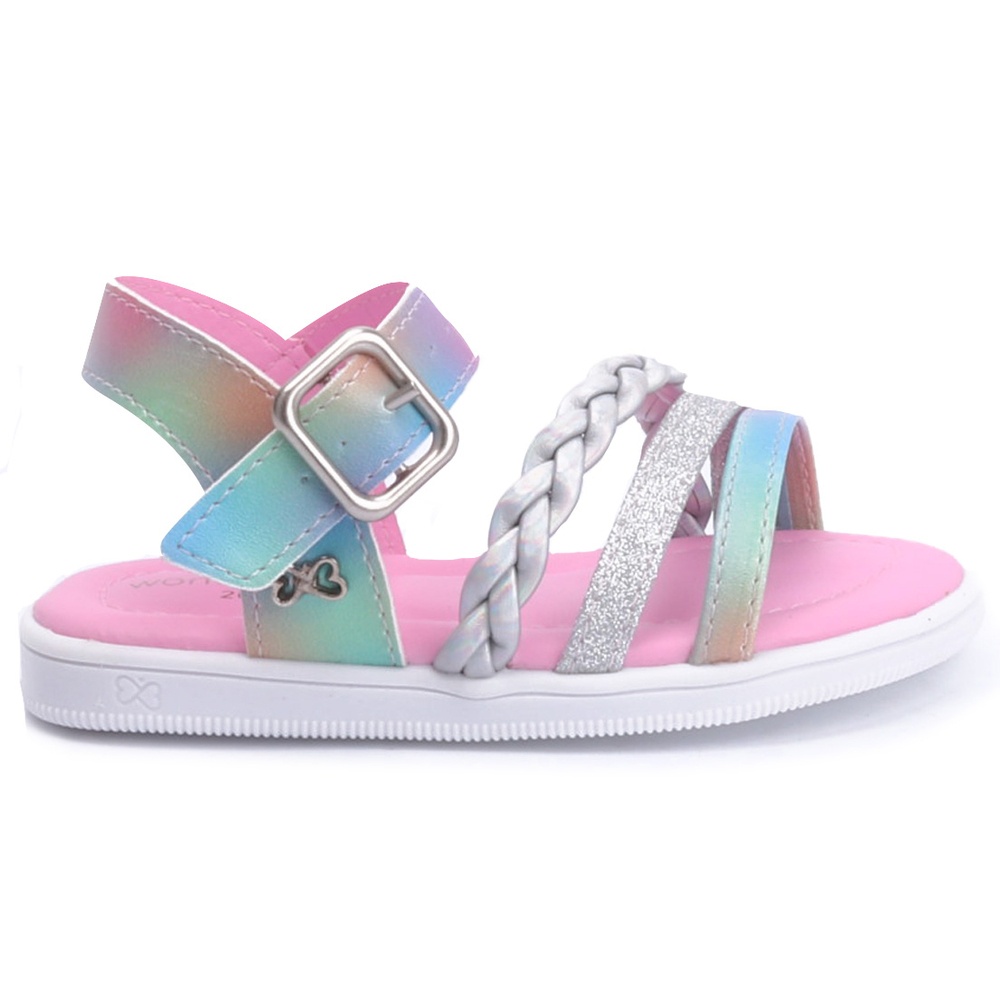 Sandália Infantil Feminina Casual Confortável  Verão WorldColors Belinha em Oferta na Shopee