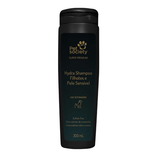 Shampoo Filhotes Pet Society Pele Sensíveis Cães e Gatos - 300ml em Oferta na Shopee