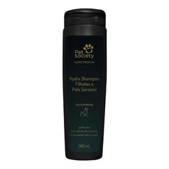 Shampoo Filhotes Pet Society Pele Sensíveis Cães e Gatos - 300ml