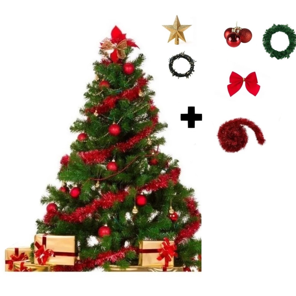 Árvore de Natal Decorada em Oferta | Shopee Brasil 2023