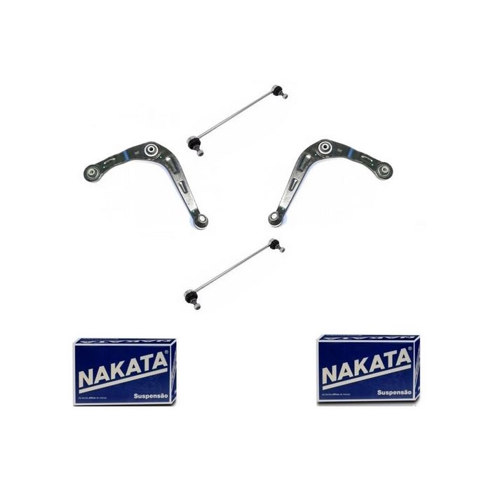 Par Balança Bandeja Com Bieleta PEUGEOT 206 2000 2001 2002 2003 2004 2005 2006 2007 2008 2009 2010 Original Nakata - Spare Parts and Accessories for Vehicles