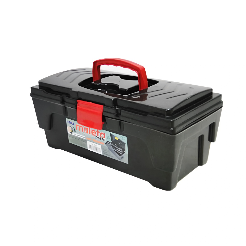 Maleta Caixa para Ferramentas de Plástico Resistente com Bandeja e Divisórias Erca Promoção