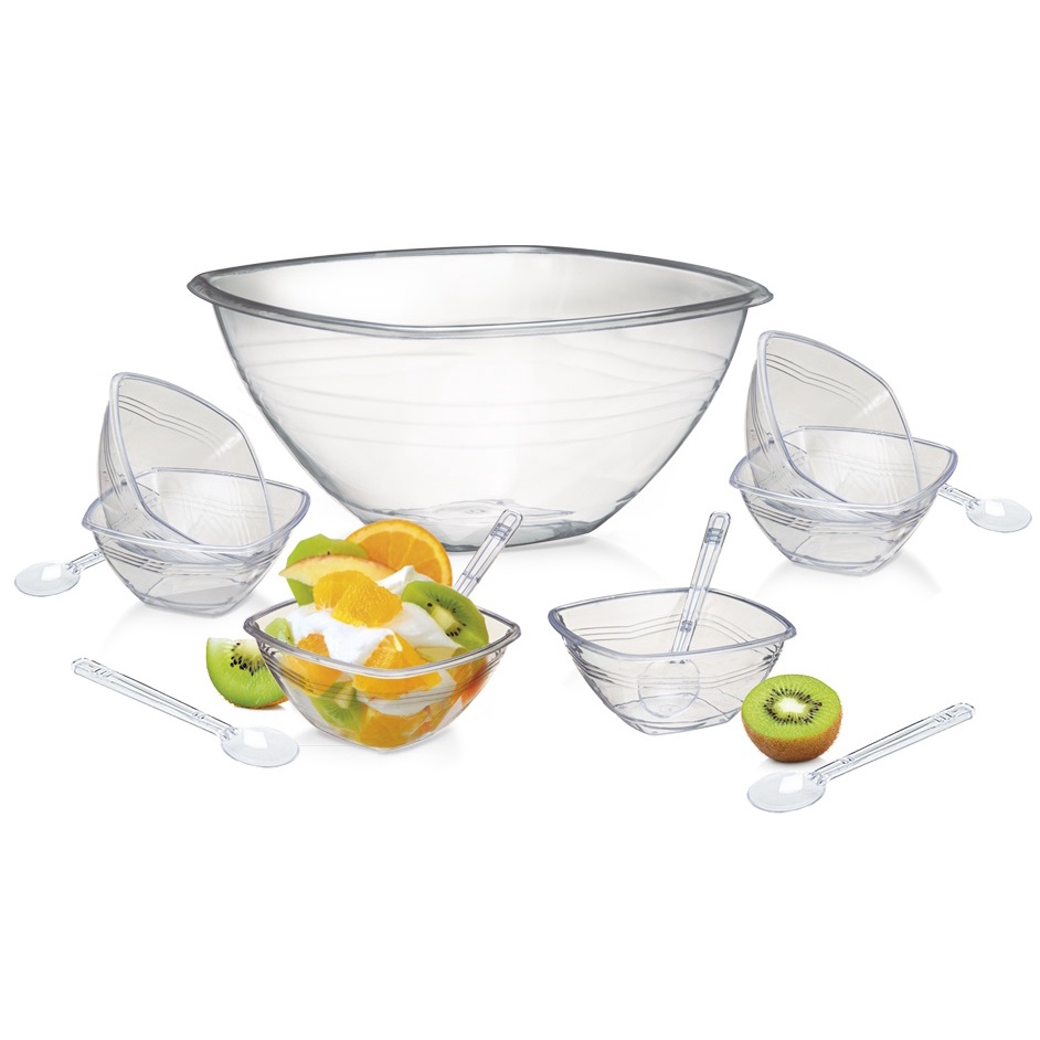 Kit Salada De Frutas Em Acrilico Monte Libano Utilidades